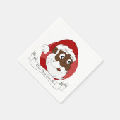 ブラックサンタクロース漫画 スタンダードカクテルナプキン (角)