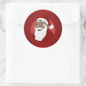 ブラックサンタクロース漫画 ラウンドシール (バッグ)