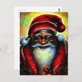 ブラックサンタクロース空白のクリスマス ポストカード (正面/裏面)