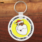 ブラックサンタクロース キーホルダー (正面)