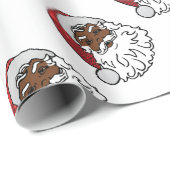 ブラックサンタクロース ラッピングペーパー (ロールコーナー)