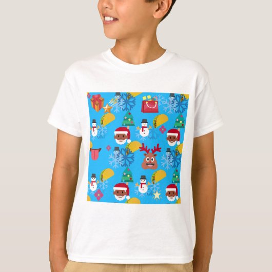ブラックサンタコクリスマス Tシャツ (正面)