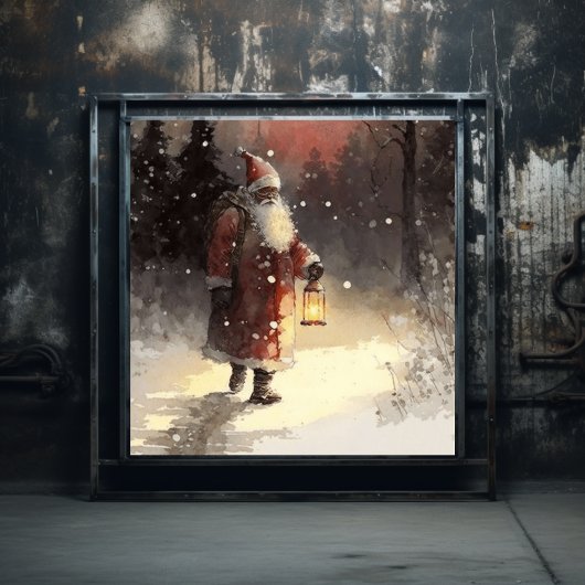 ブラックサンタズレッドベルベットエレガンス ポスター