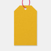 ブラックサンタハグ紙ギフトラベル ギフトタグ (裏面)