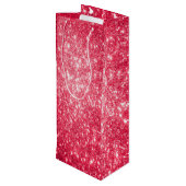 ブラックサンタホリデーギフトバ ワインギフトバッグ (裏面アングル)