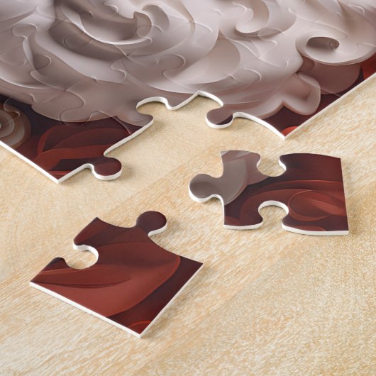 ブラックサンタメラニンクリスマスキングブルサンニック ジグソーパズル (側面)