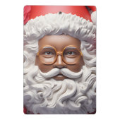 ブラックサンタメラニンクリスマスキングブルサンニック ミニクリップボード (裏面)