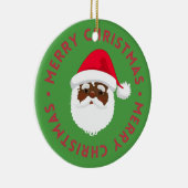 ブラックサンタ セラミックオーナメント (右)