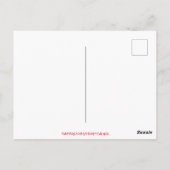 ブラックサンドビーチアイスランドアイランドサンセット ポストカード (裏面)