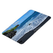 ブラックサンドビーチワイアナパナパ州パークマウイ マグネット (左側)