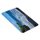 ブラックサンドビーチワイアナパナパ州パークマウイ マグネット (右側)