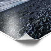 ブラックサンドビーチ フォトプリント            (角)