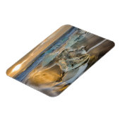 ブラックサンドビーチ | Jokulsarlon South Iceland マグネット (左側)