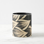 ブラックサンフラワーコーヒーマグ マグカップ (中央)