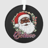 ブラックサン信じタメラニンマンクリスマス応援 オーナメント (裏面)