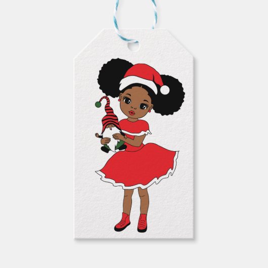 ブラックサン信じタメラニンマンクリスマス応援 ギフトタグ (正面)