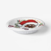 ブラックサン信じタメラニンマンクリスマス応援 ペーパーボウル (傾斜あり)