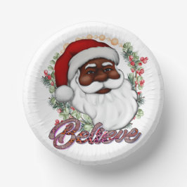 ブラックサン信じタメラニンマンクリスマス応援 ペーパーボウル