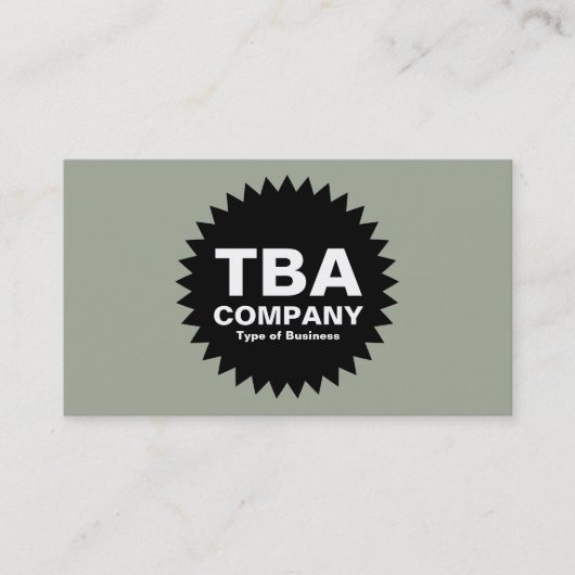 ブラックサークルスター – デザートセージ 名刺 (正面)