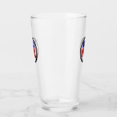 ブラックサークルノーサインアンチGOP政治意見 タンブラーグラス (右)