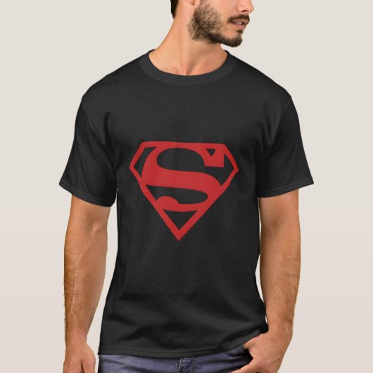 ブラックシすごいールド上の赤 Tシャツ (正面)
