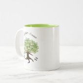 ブラックシアークーパーファミリー懇親会マグ ツートーンマグカップ (正面左)