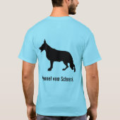 ブラックシェパードドッグ Tシャツ (裏面)