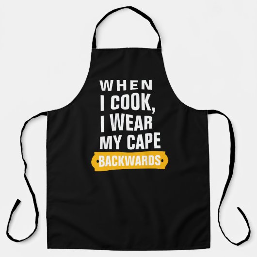 ブラックシェフカスタマイズパーソナライズドミームメンズウォメンズ エプロン (正面)