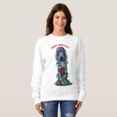 ブラックシェードゴールデンドールプラスサイズスウェットシャツ スウェットシャツ (正面フル)