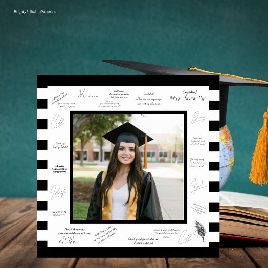 ブラックシグネチャメモリーズオートグラフ卒業 ポスター