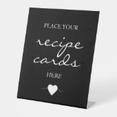 ブラックシグネチャースクリプトレシピカード 台座サイン (正面)