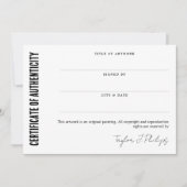 ブラックシグネチャースクリプト証明書 本物保証 (正面)