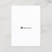 ブラックシテラルスターネックレスブレスリー 名刺 (裏面)