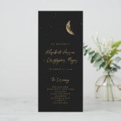 ブラックシテリア結婚式 プログラム (スタンド正面)