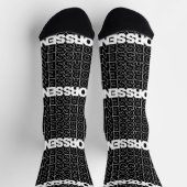 ブラックシニア高齢者ソックス ソックス (上部)