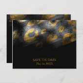 ブラックシャドウ&レオパードプリントエキゾチック 案内ポストカード (正面/裏面)