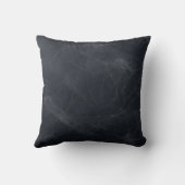 ブラックシャルボードホワイトスワールメリークリスマス クッション (裏面)