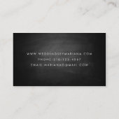 ブラックシャルボード先生の名刺 名刺 (裏面)