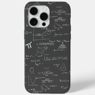 ブラックシャルボード数式数式グラフィック iPhone 15 PRO MAXケース