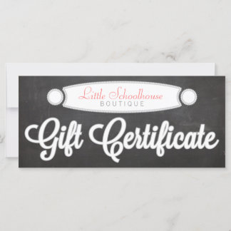 ブラックシャルボード – カスタム商品券