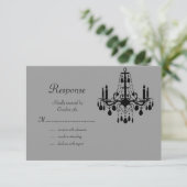 ブラックシャンデリアとこうもりRSVP 出欠カード (スタンド正面)