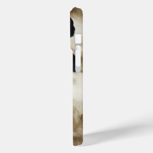 ブラックシャンパーニュ金ゴールドカウボーイ女性のカーボーイカウハイド Case-Mate iPhoneケース (裏面 / 左)