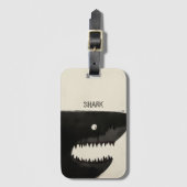 ブラックシャーク ラゲッジタグ (正面縦)