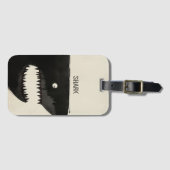 ブラックシャーク ラゲッジタグ (正面横)