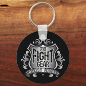 ブラックシャーシーエルdbg キーホルダー (正面)