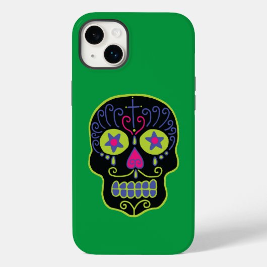 ブラックシュガー スカル ケース - ケースメイト iPhone ケース Case-Mate iPhoneケース (裏面)