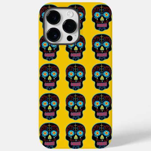 ブラックシュガー スカル Case-Mate iPhoneケース (裏面)