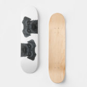 ブラックシュナウザースケートボードバイミアート スケートボード (正面)