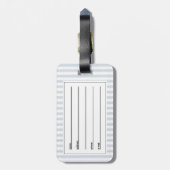 ブラックシュナウザー ラゲッジタグ (裏面縦)