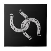 ブラックシューズ タイル (正面)